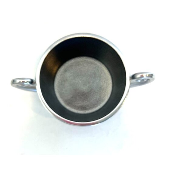 Carrol Boyes Hand Crafted Pewter Sugar Bowl Wave Design Handles Signed - Picture 5 of 7